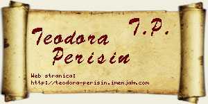 Teodora Perišin vizit kartica